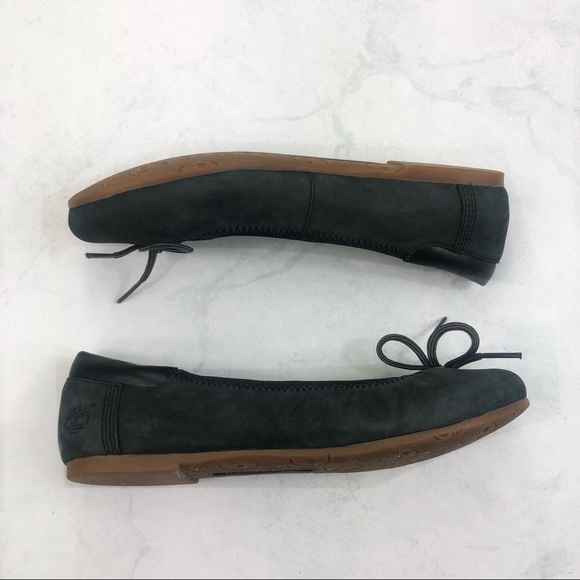 [Timberland] Navy Leather Flats - Picture 4 of 6